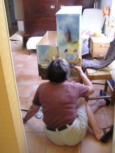 L'artiste en peinture. Il faut laisser faire ceux qui savent 